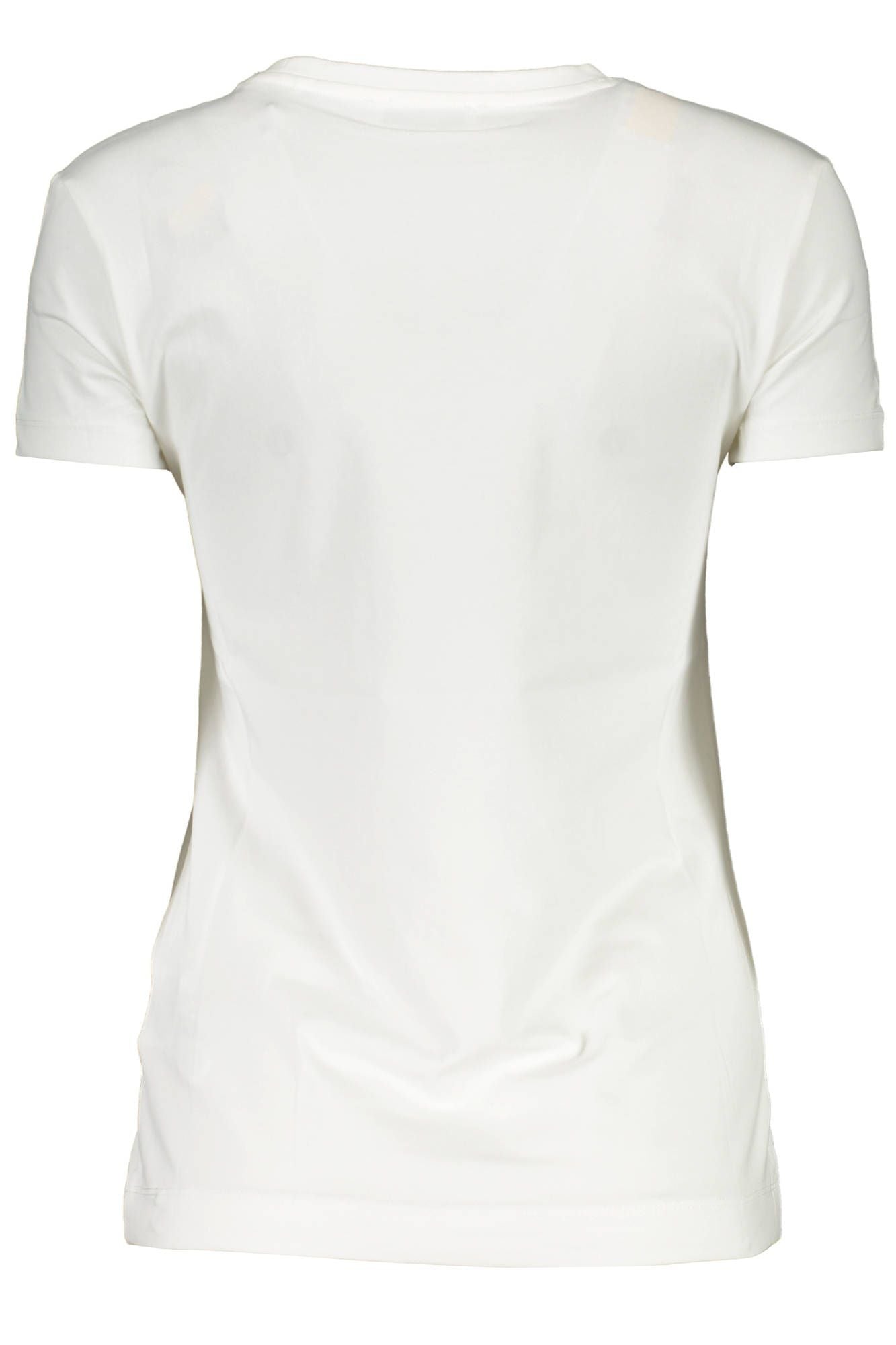 White Cotton Women T-Shirt