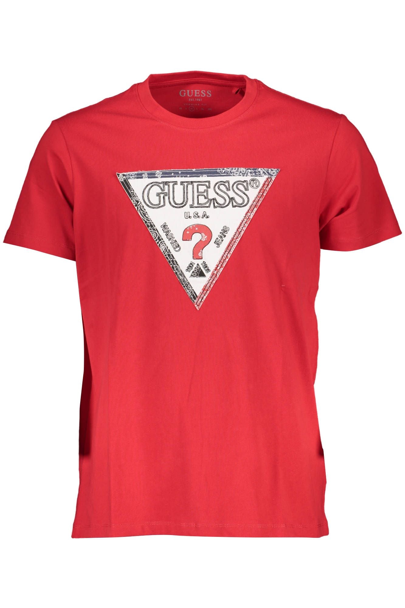 Red Organic Cotton Men T-Shirt