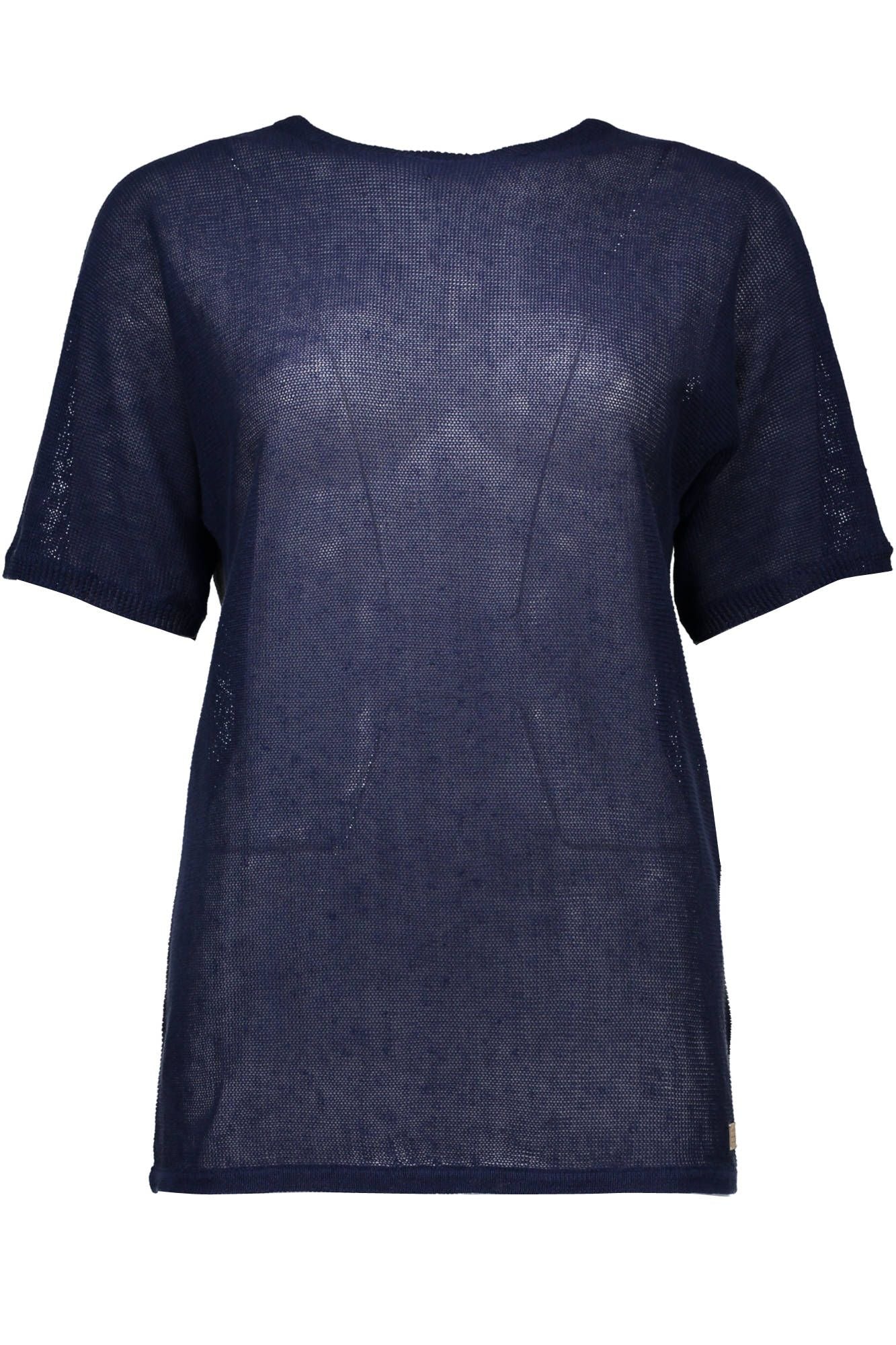 Blue Linen Women Shirt