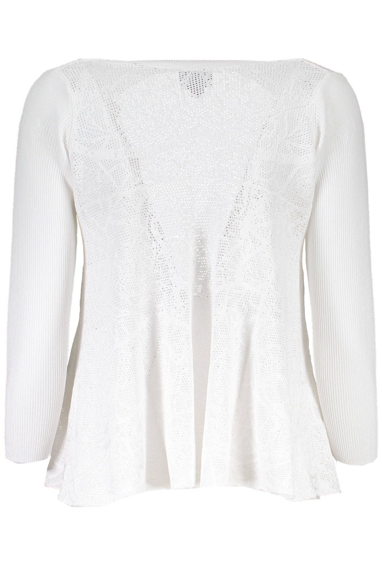 White Viscose Women Sweater