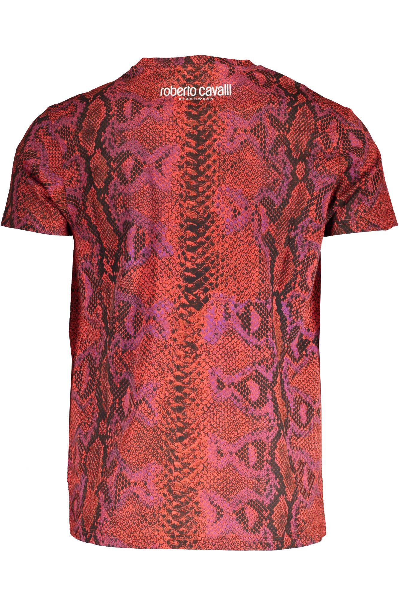 Red Cotton Men Tee