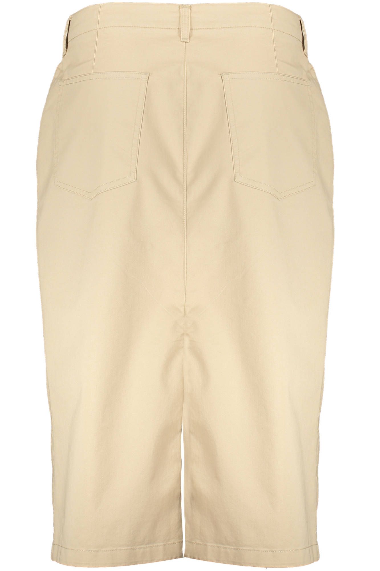 Beige Cotton Women Skirt