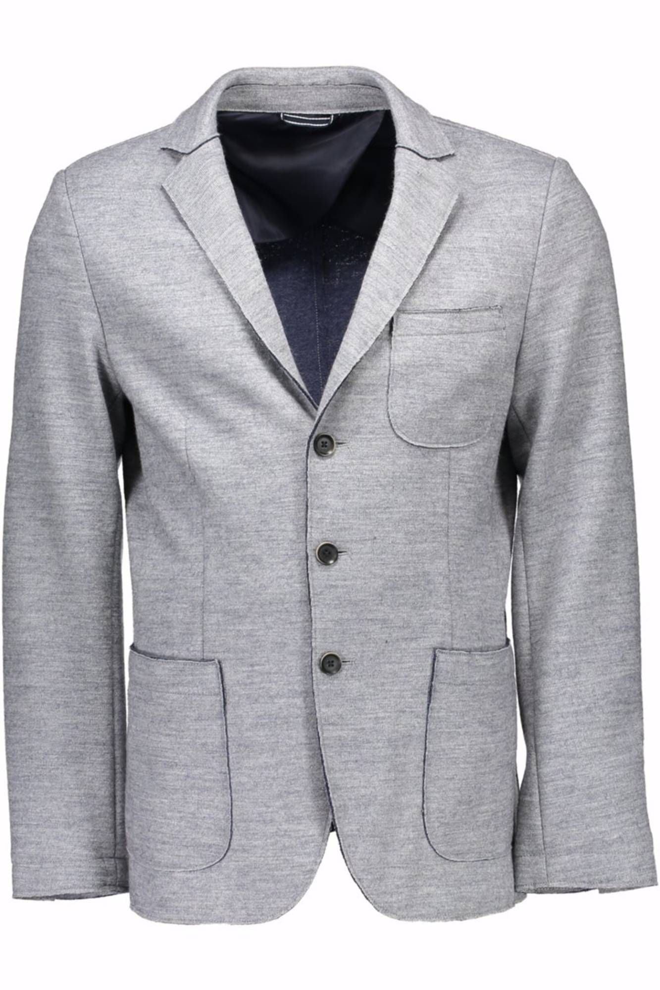Gray Wool Men Jacket