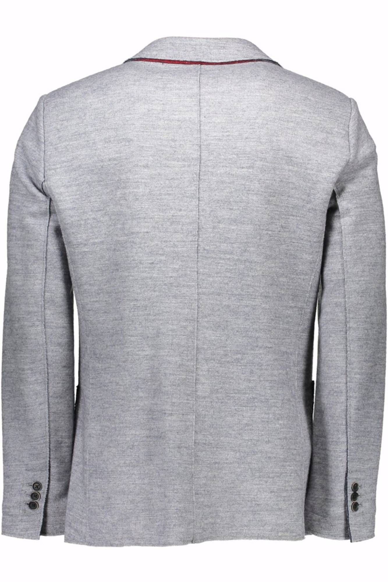 Gray Wool Men Jacket