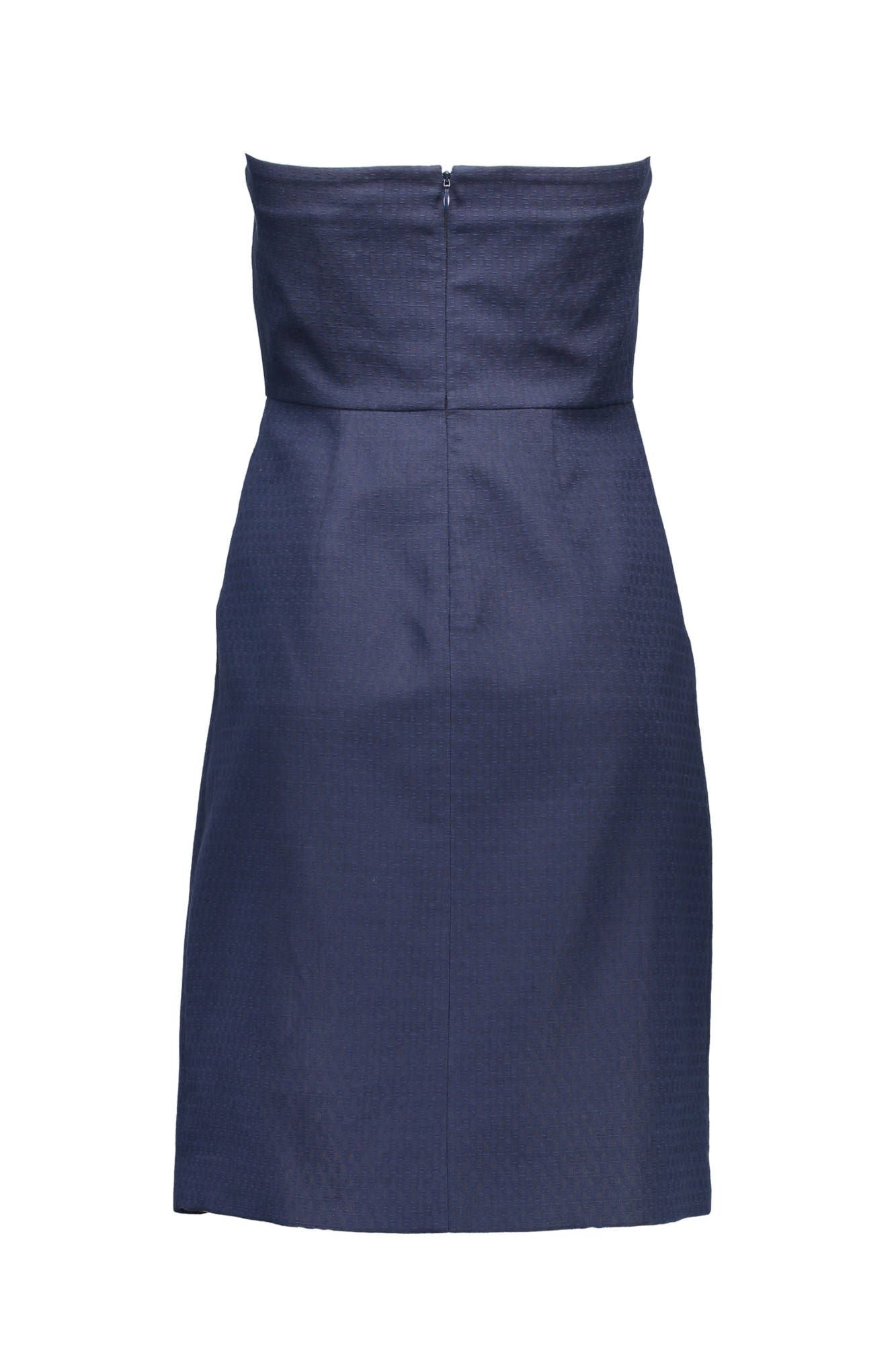 Blue Cotton Women Dress