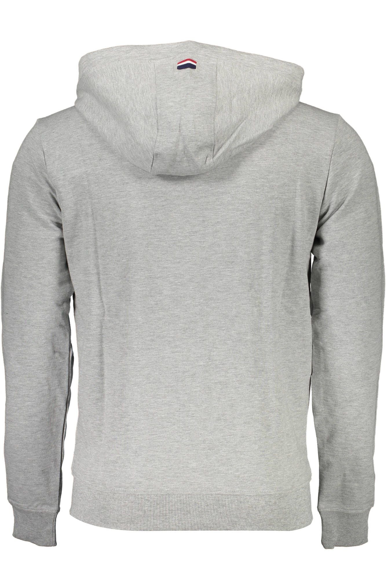 Gray Cotton Men Sweater