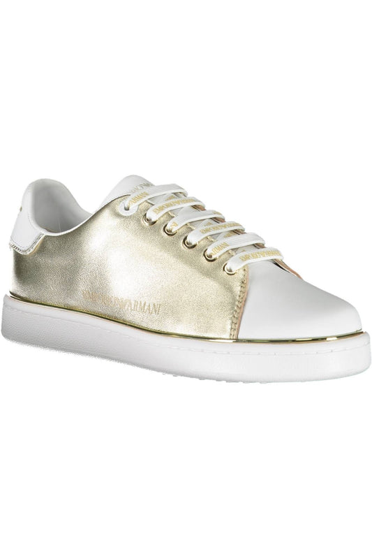 White Polyester Women Sneaker