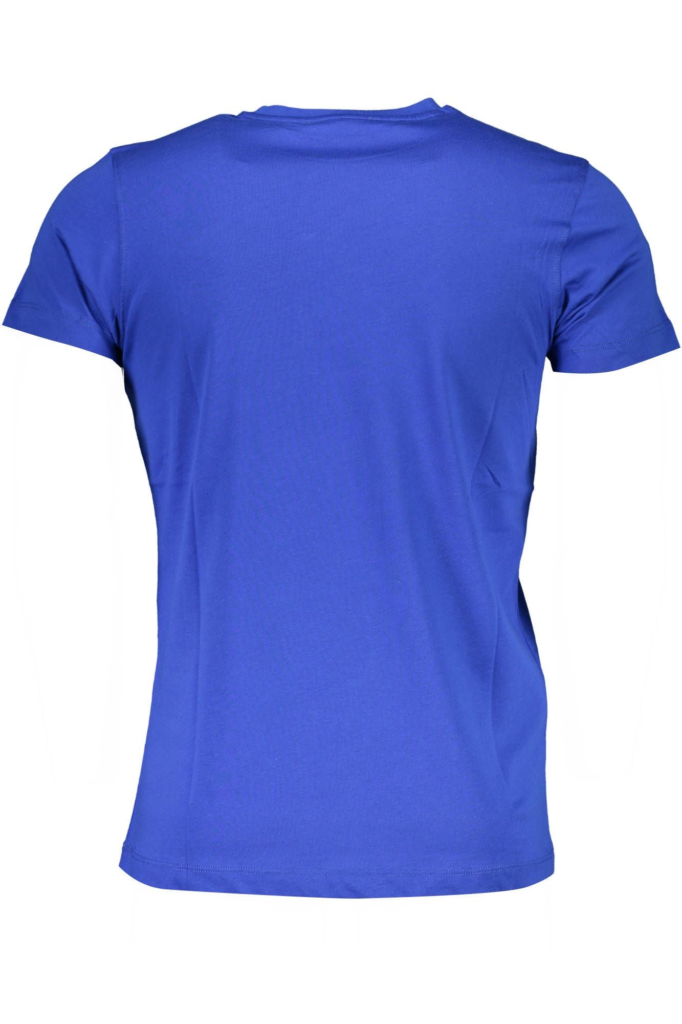 Blue Cotton Men's T-Shirt