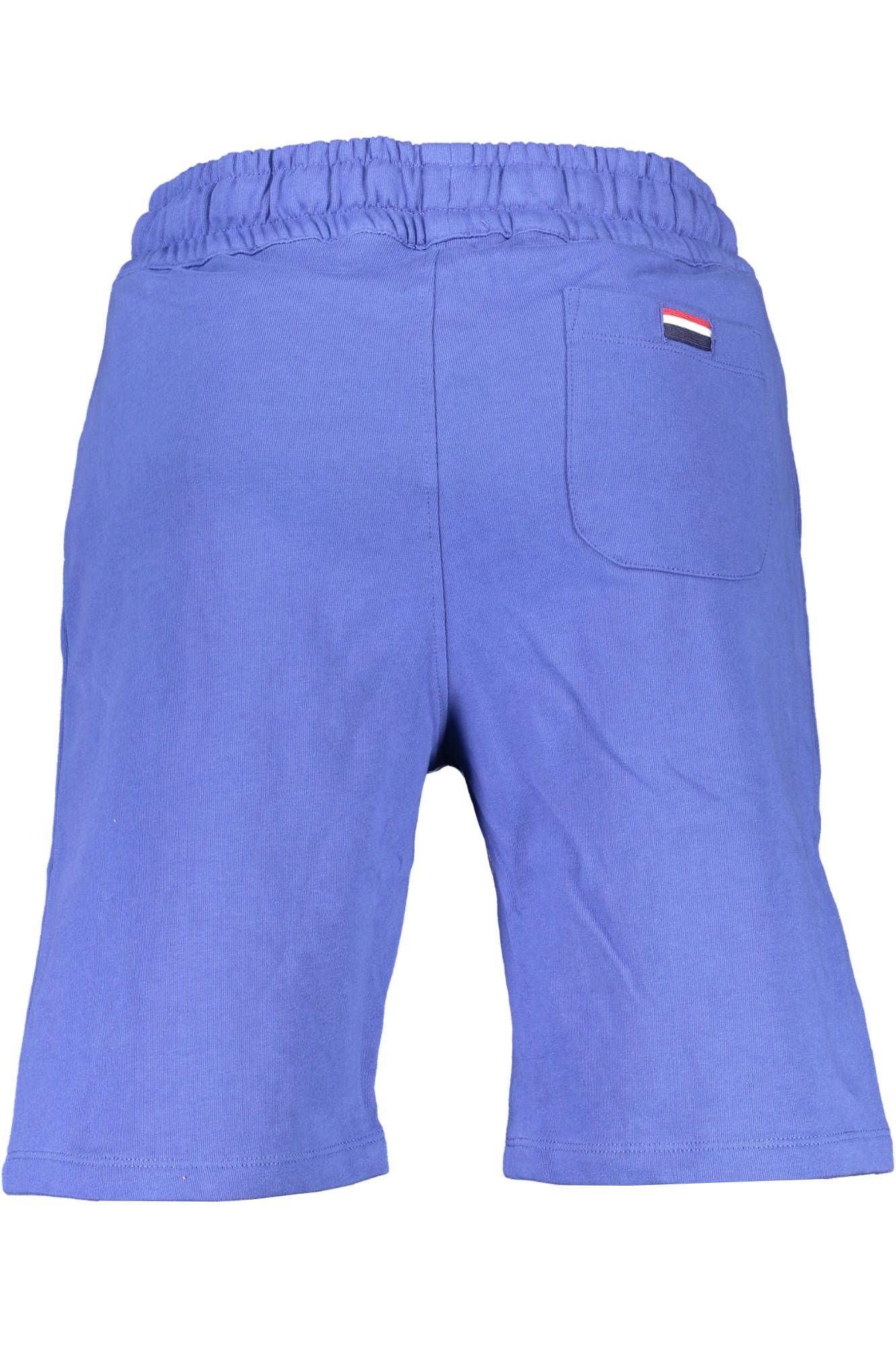Blue Cotton Men Short