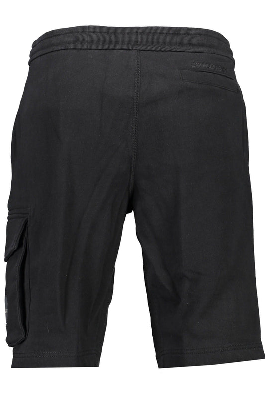 Black Cotton Men Pant