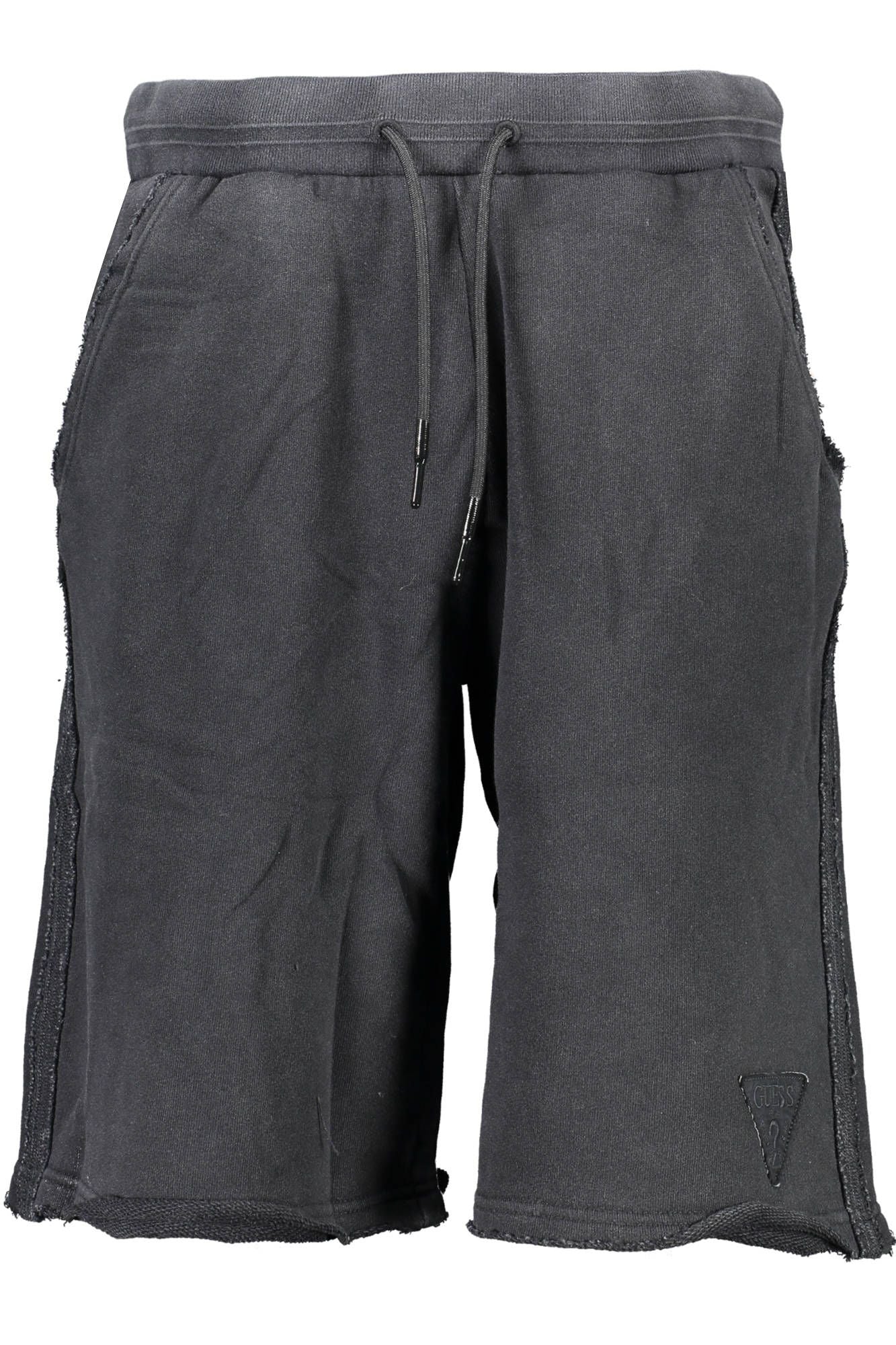 Black Cotton Men Bermuda