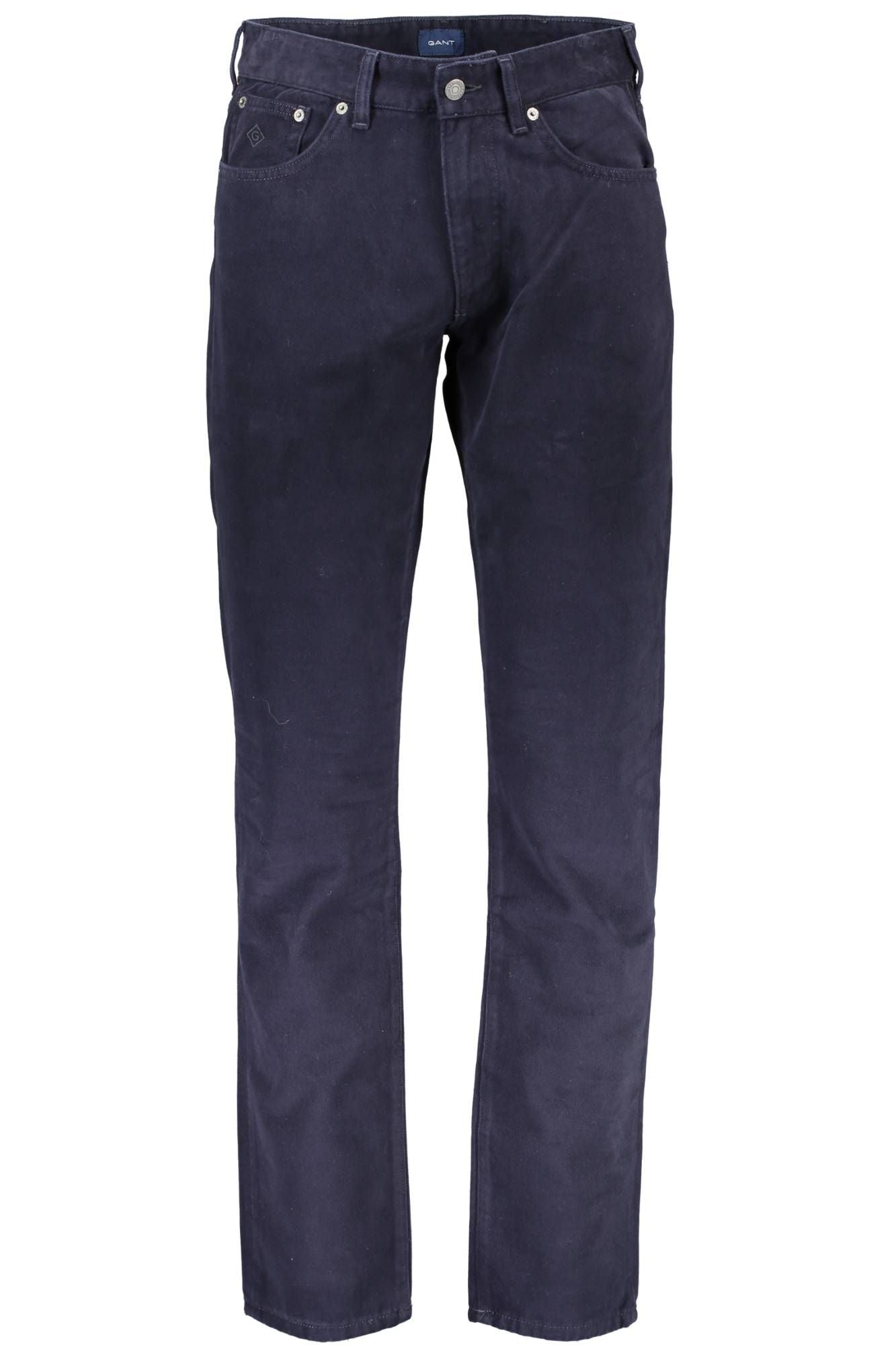 Blue Cotton Men Pant