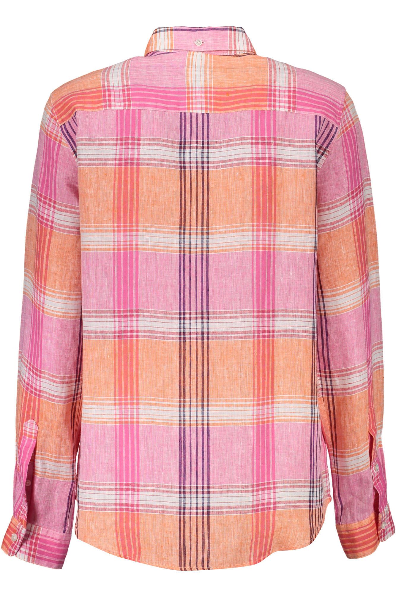 Pink Linen Women Shirt
