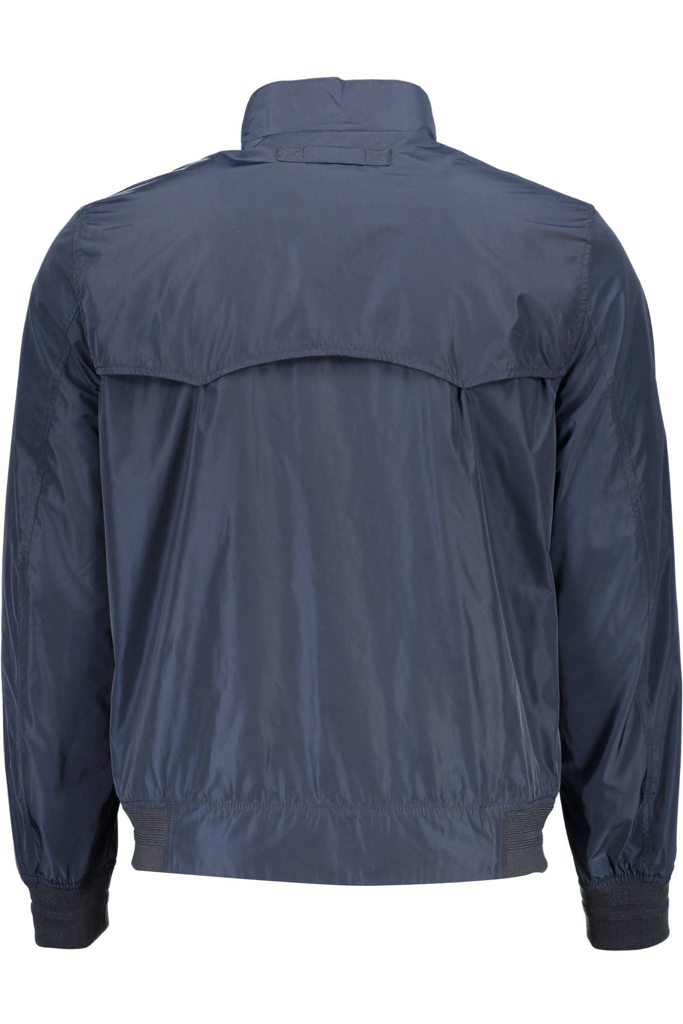 Blue Polyester Men Jacket