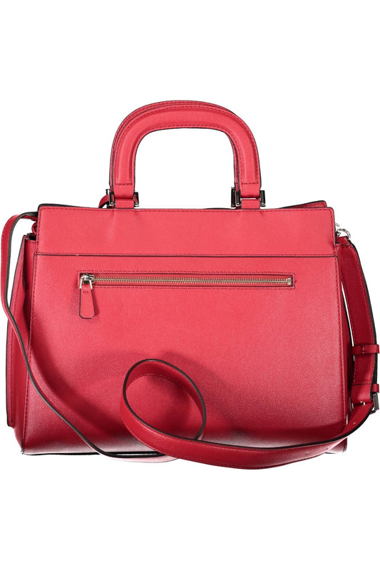 Red Cotton Women Handbag