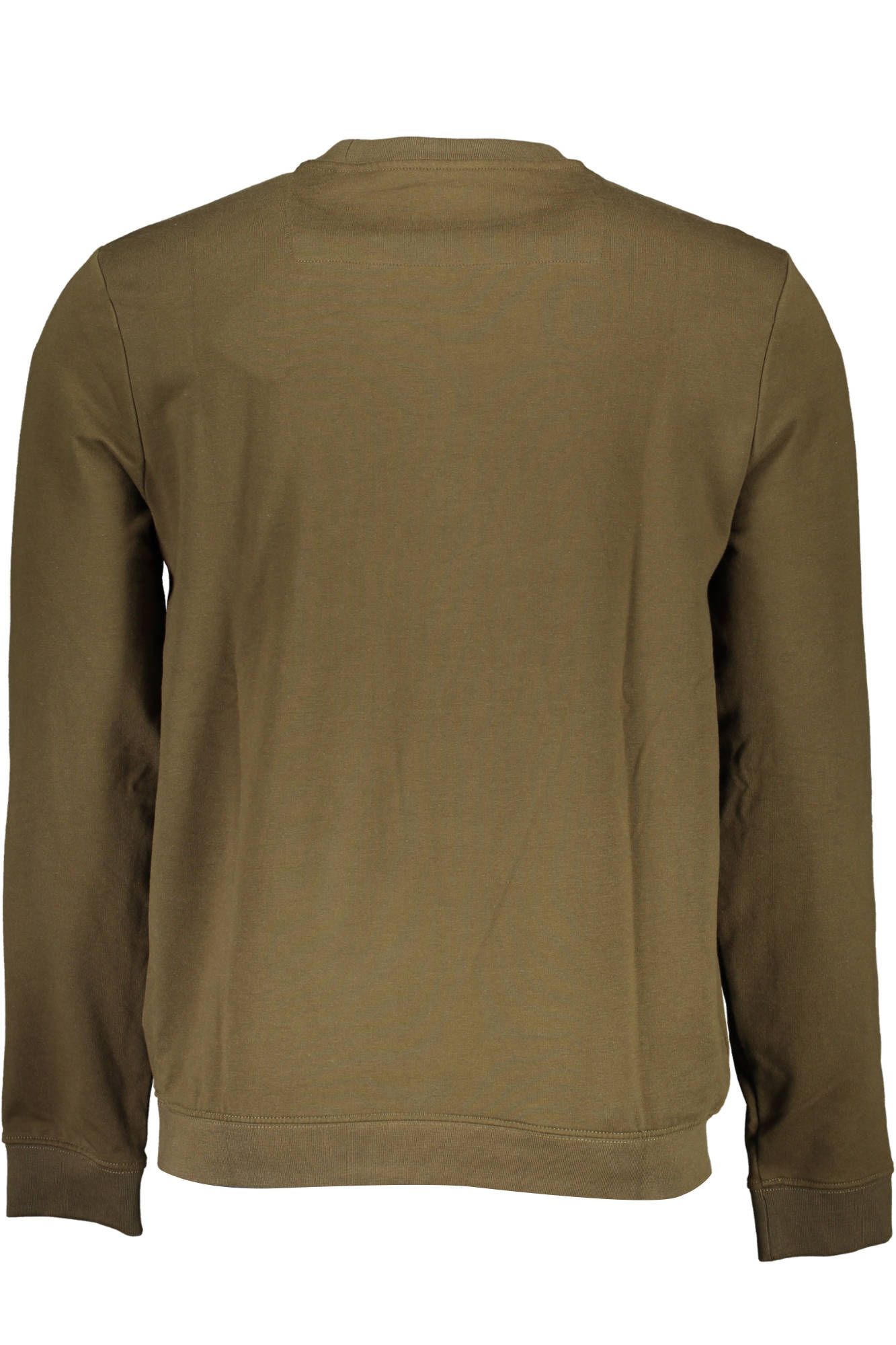 Green Cotton Men Sweater