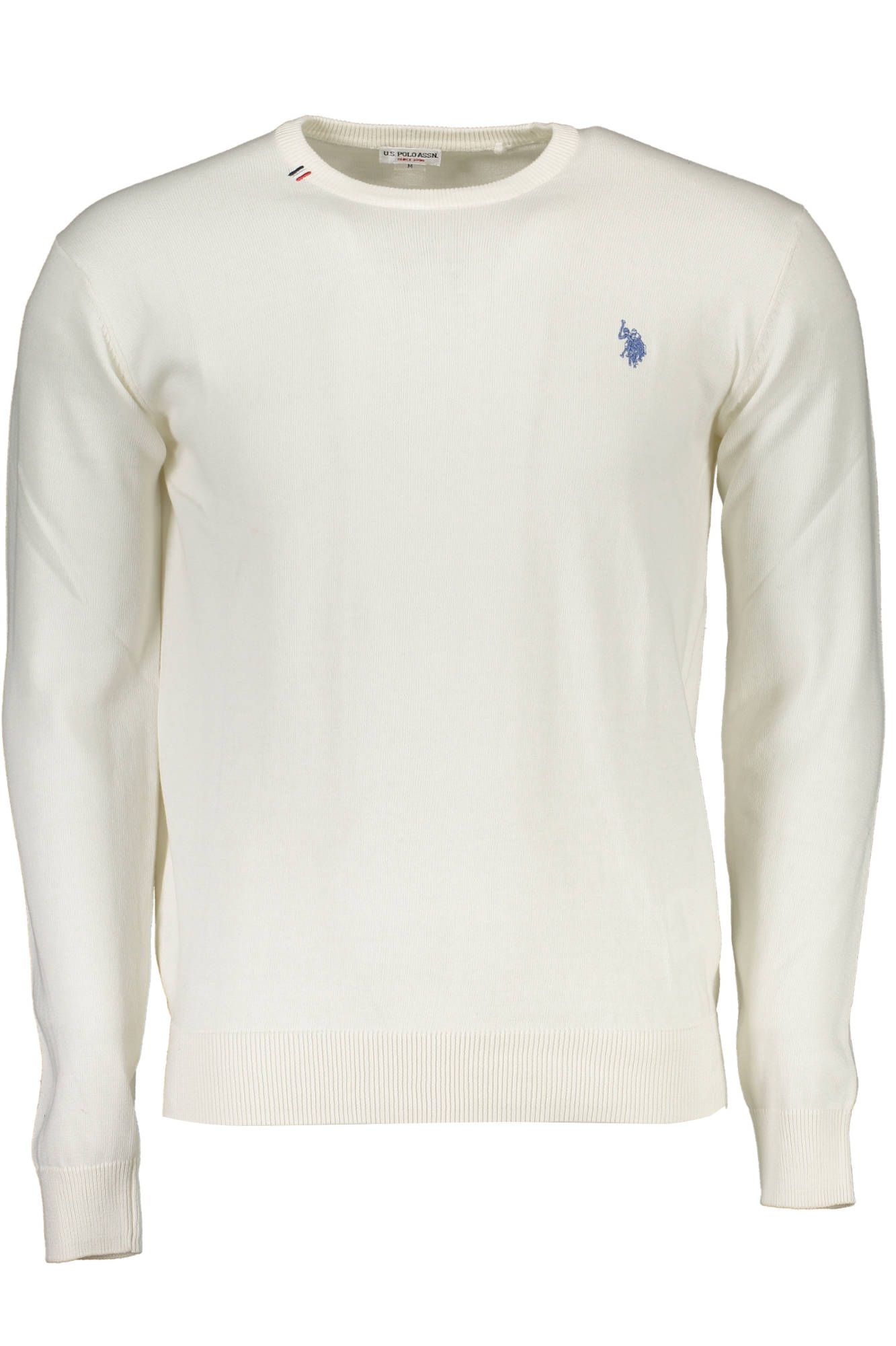 White Cotton Men Sweater