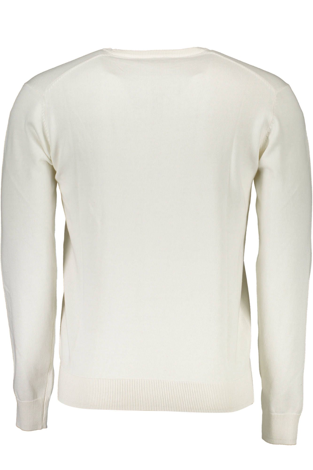 White Cotton Men Sweater