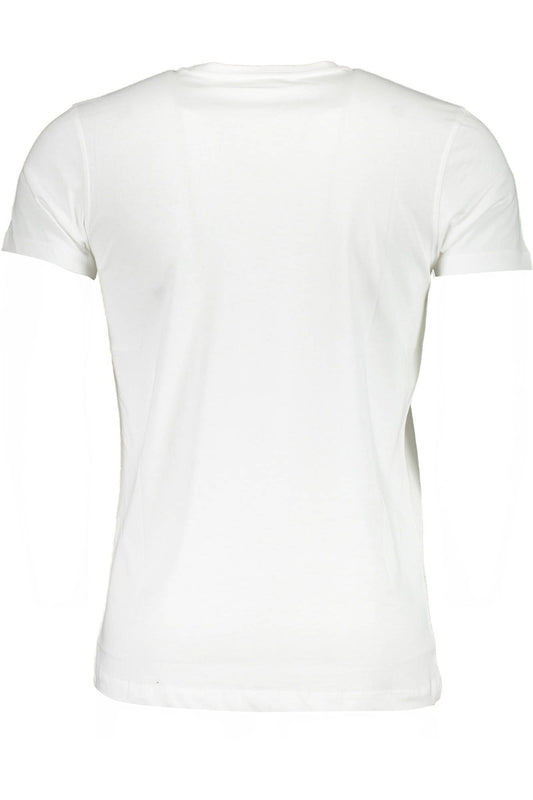 White Cotton Men T-Shirt