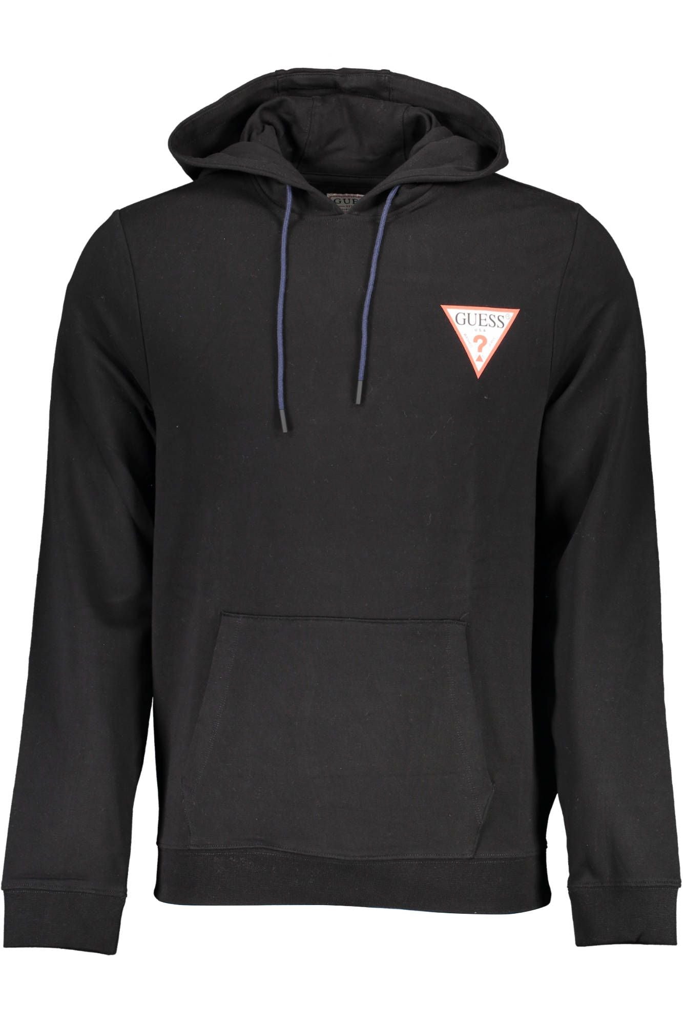 Black Cotton Men Sweater
