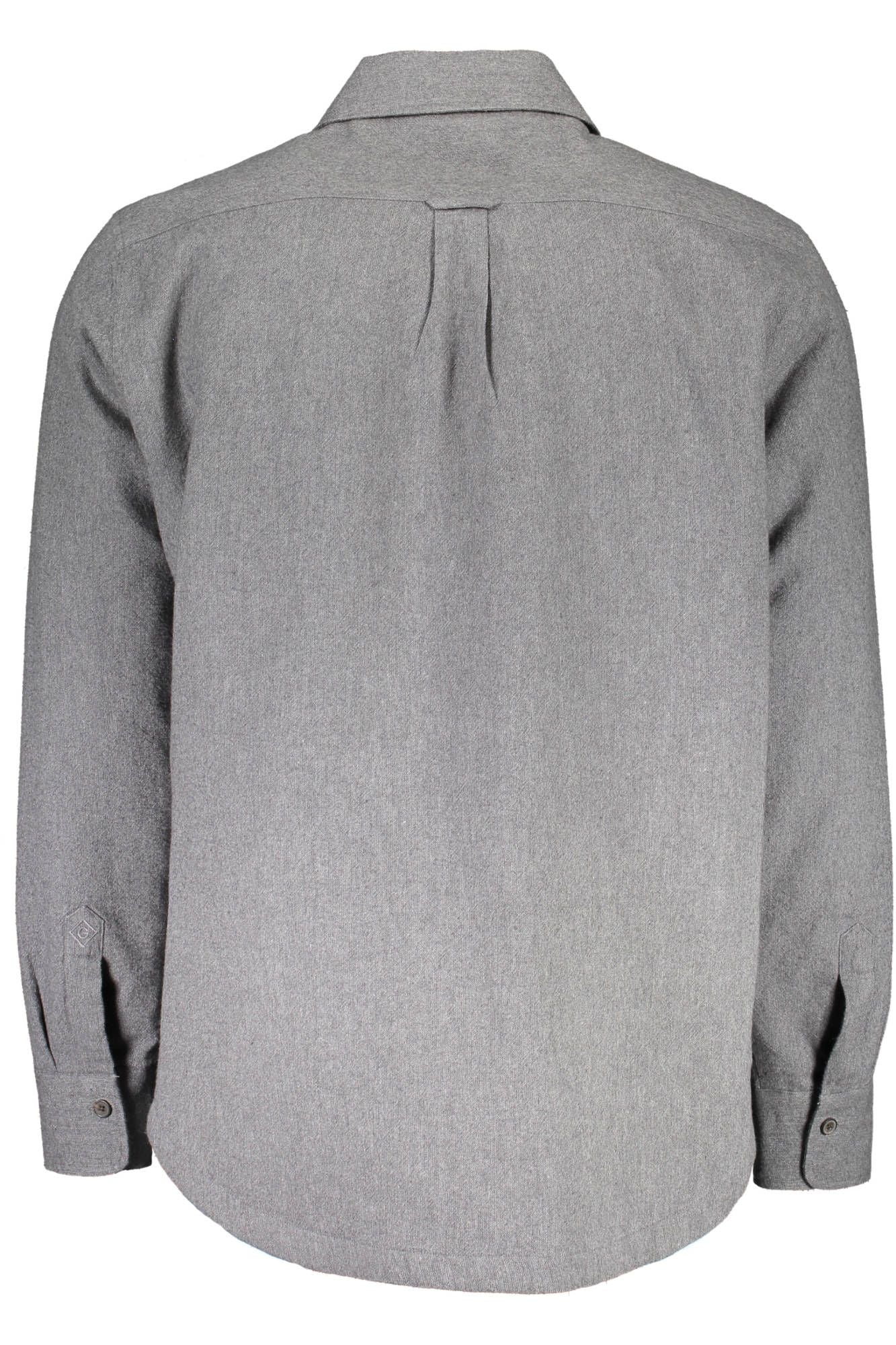 Gray Cotton Men Shirt