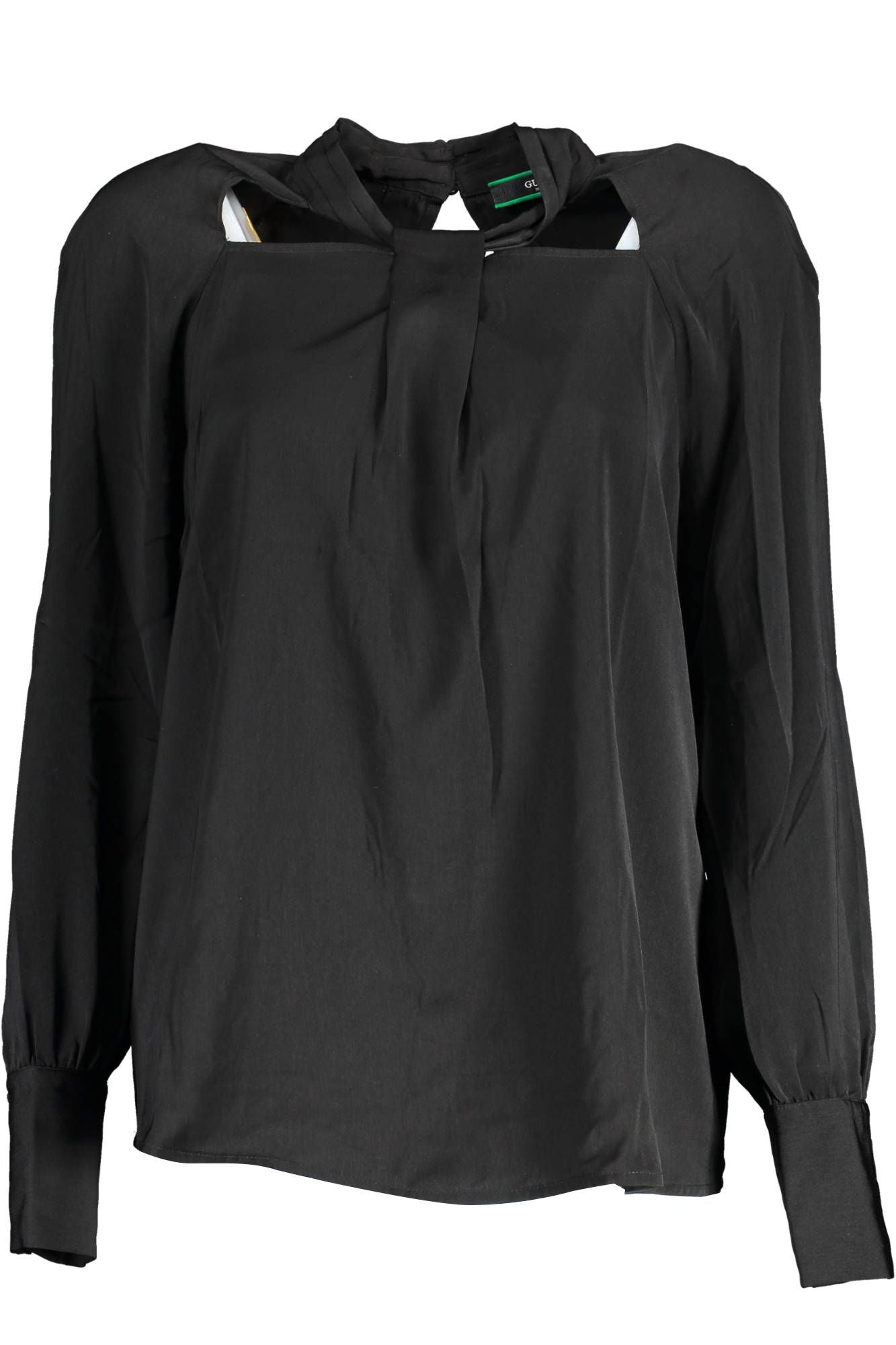 Black Polyester Women Shirt