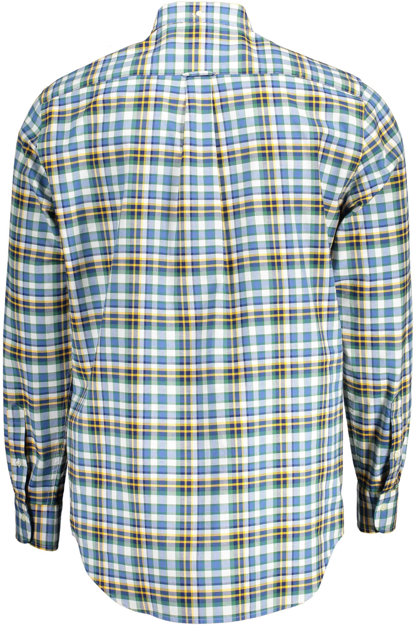 Blue Cotton Men Shirt