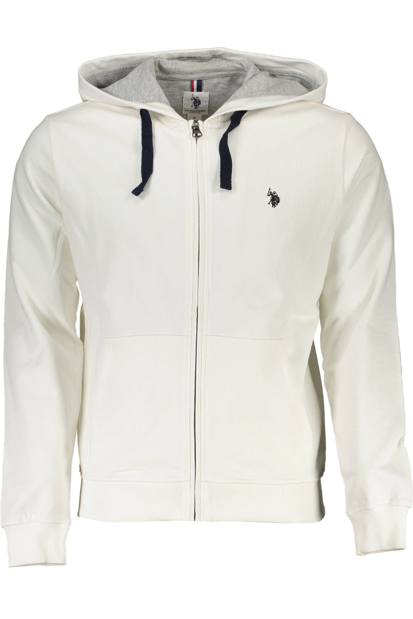 White Cotton Men Sweater