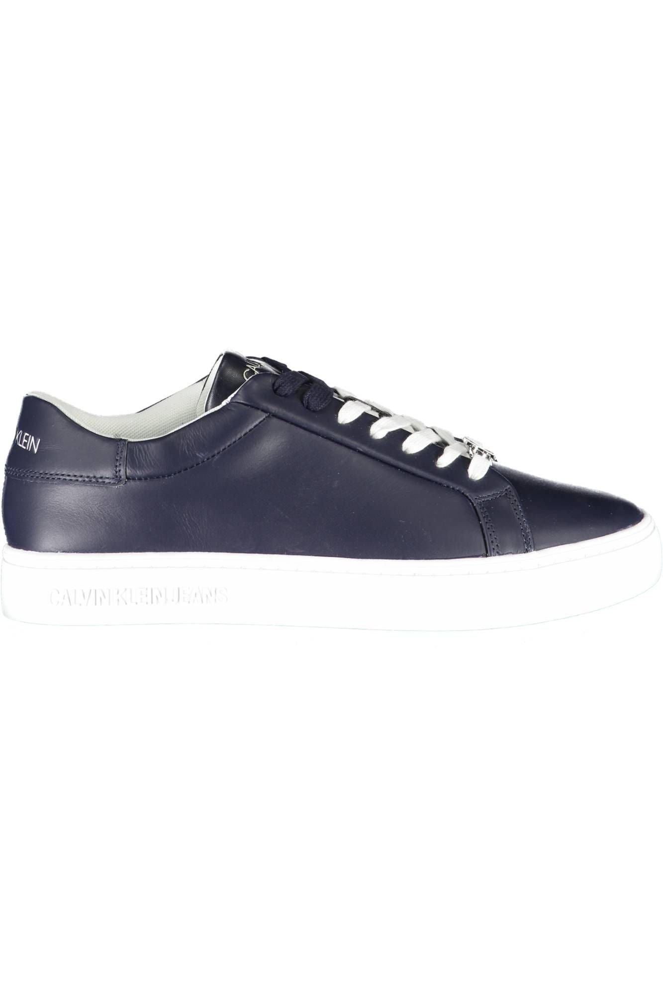 Blue Polyester Men Sneaker
