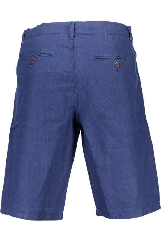 Blue Linen Men Pant