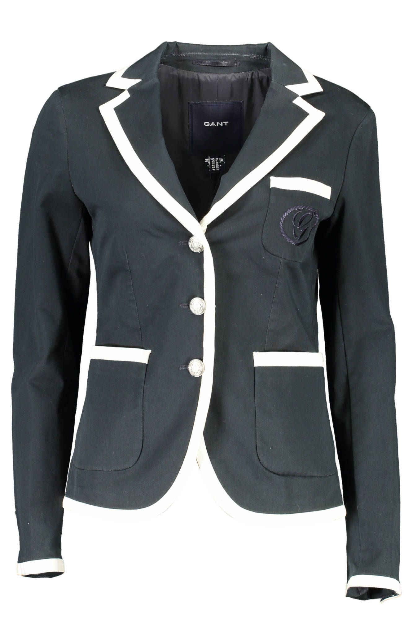 Blue Cotton Women Jacket