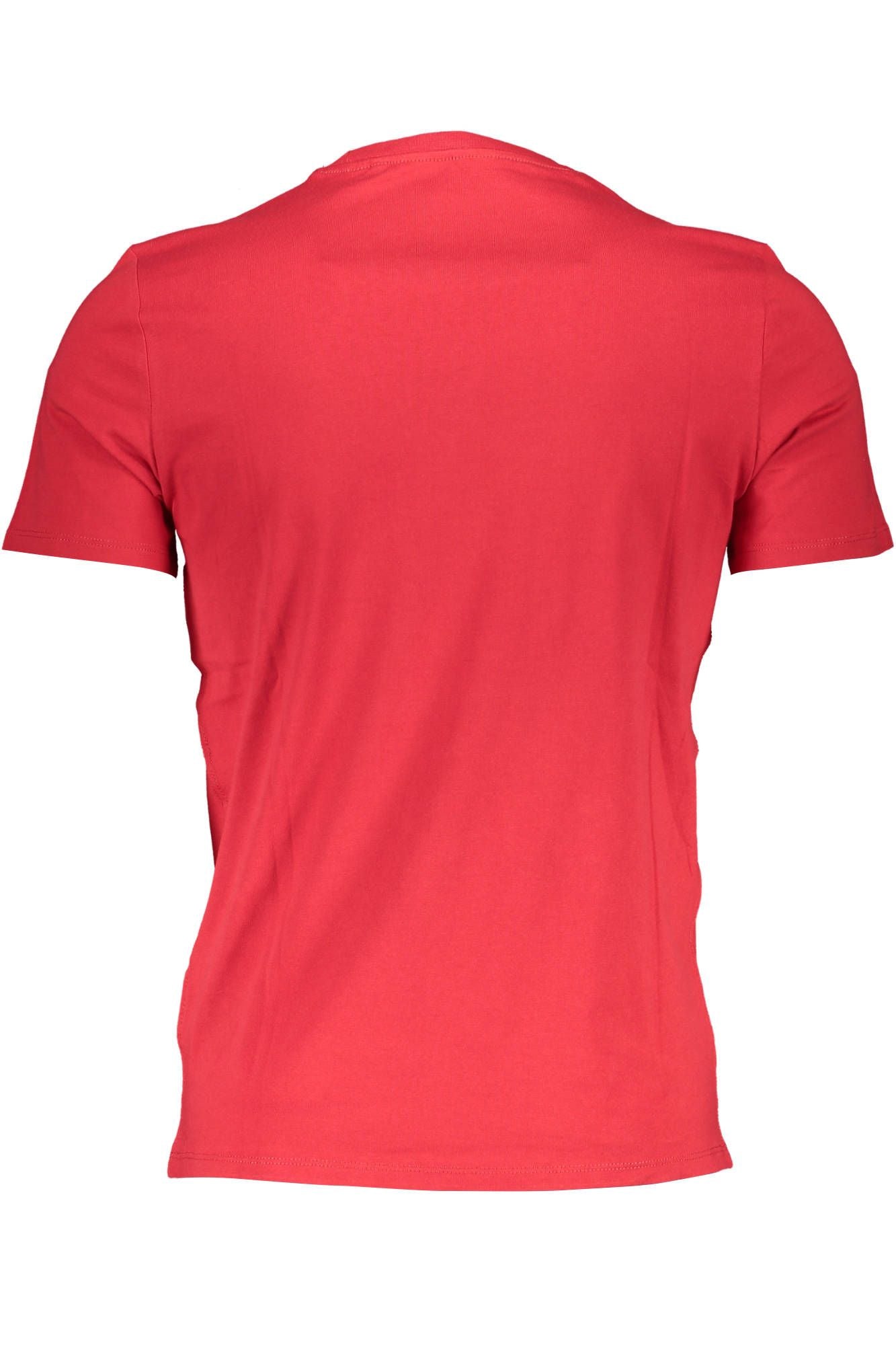 Red Cotton Men T-Shirt