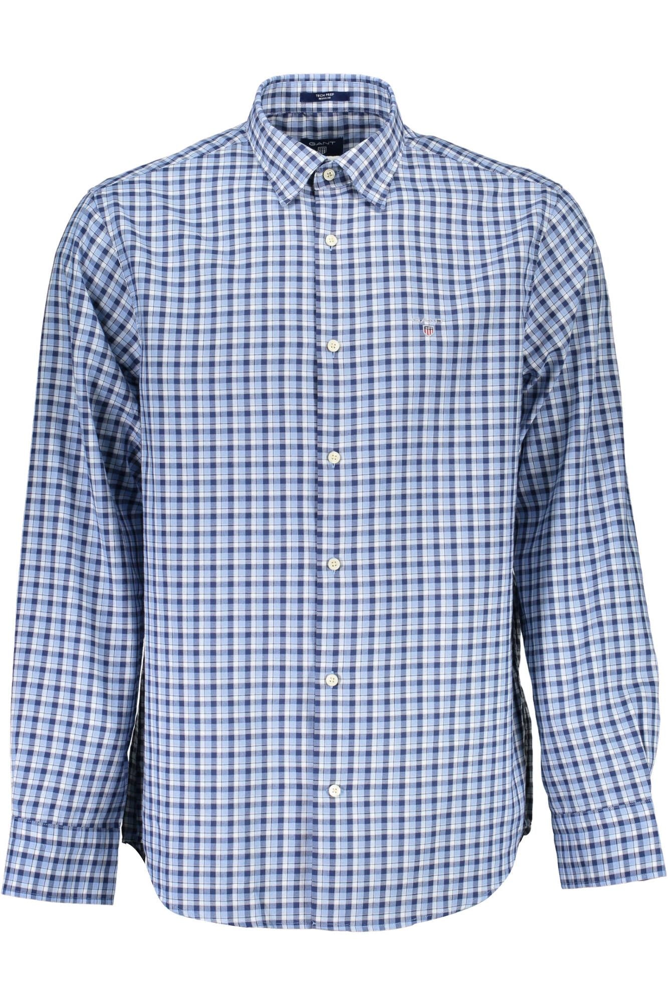 Light Blue Cotton Men Shirt