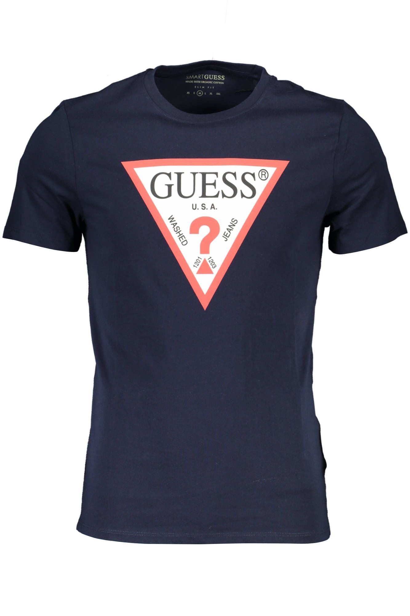 Blue Cotton Men T-Shirt