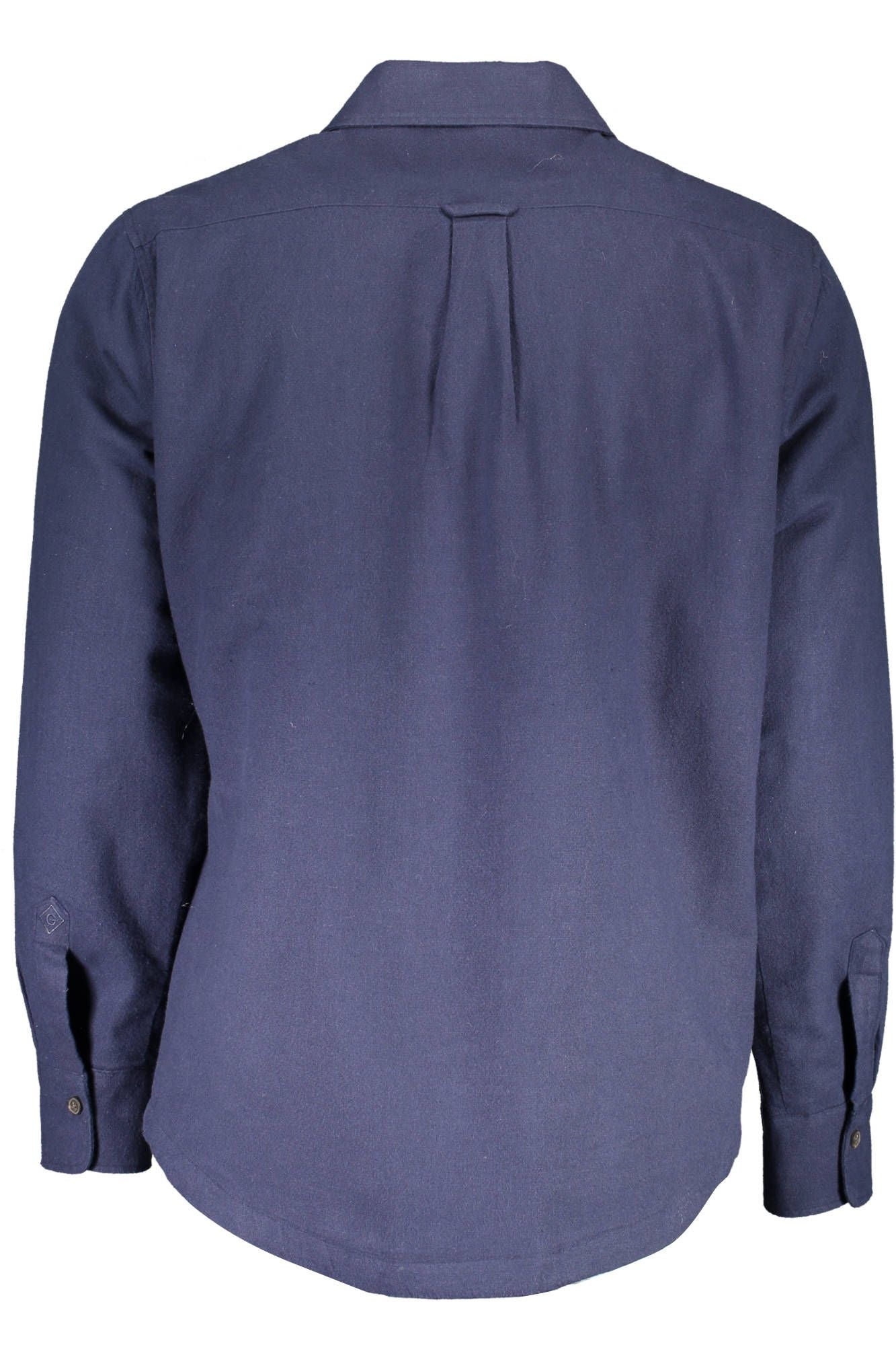 Blue Cotton Men Shirt