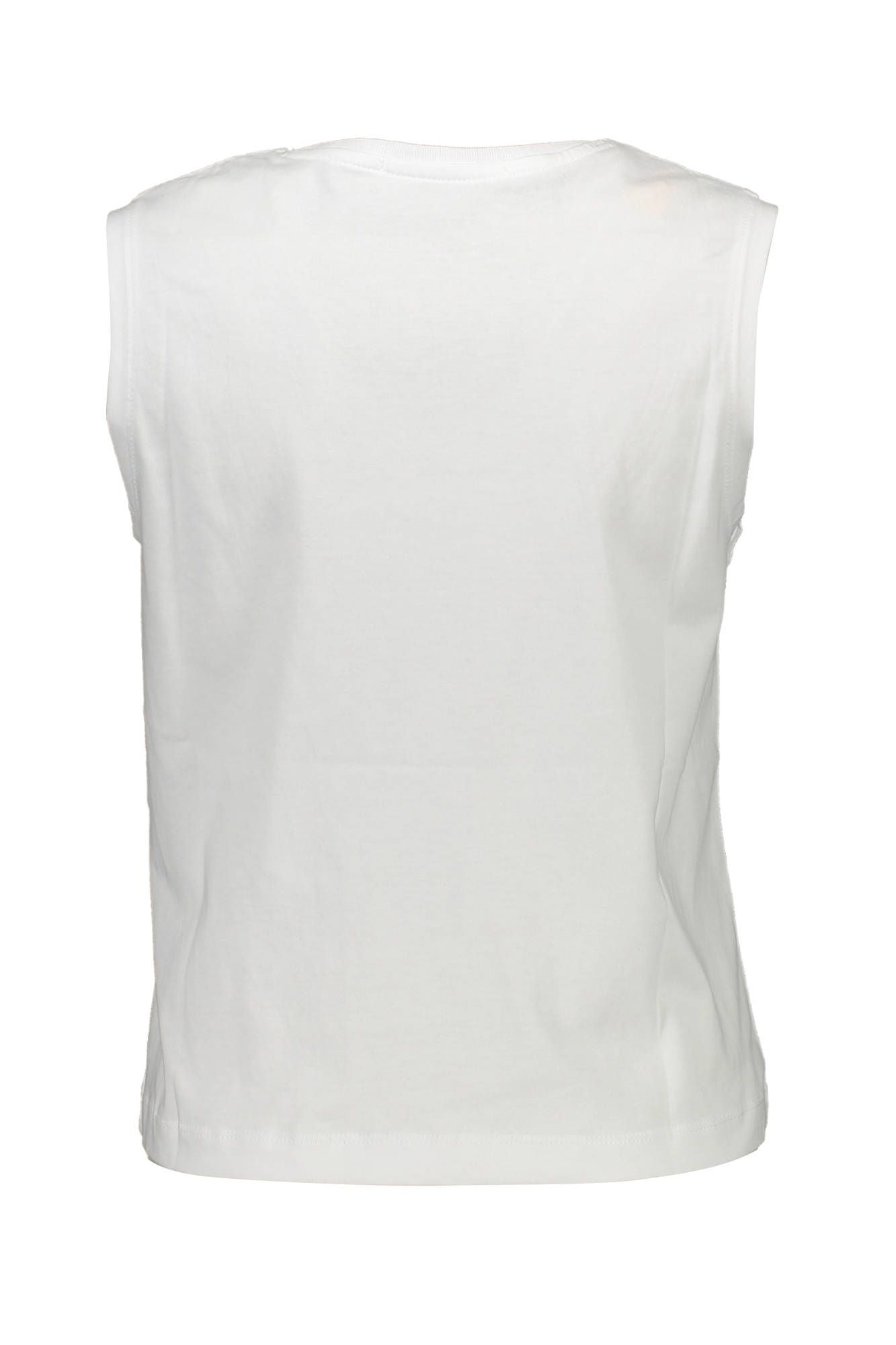 White Cotton Women Tank Top