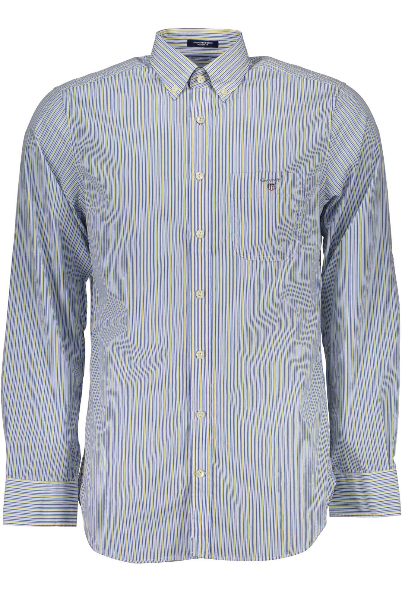 Light Blue Cotton Men Shirt