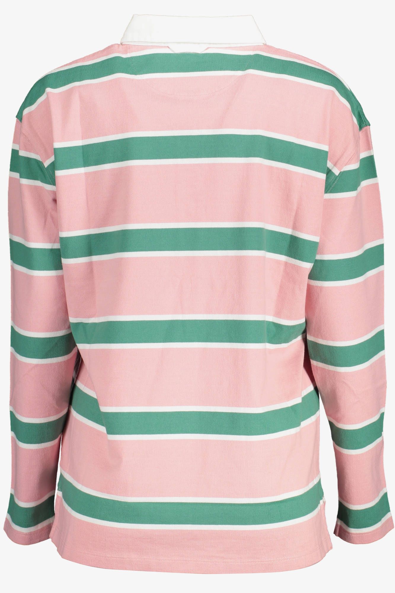 Pink Cotton Women Polo Shirt
