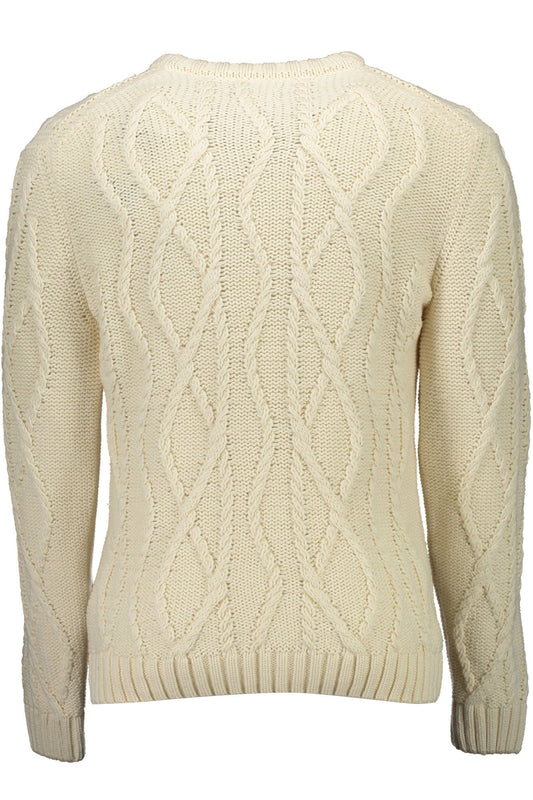 White Cotton Men Sweater