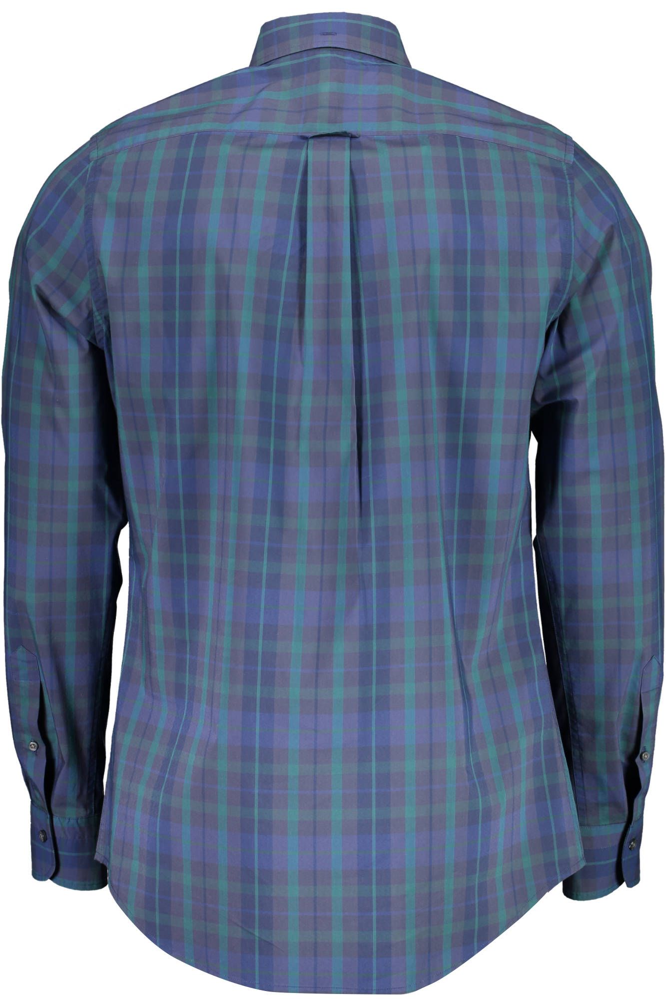 Green Cotton Men Shirt