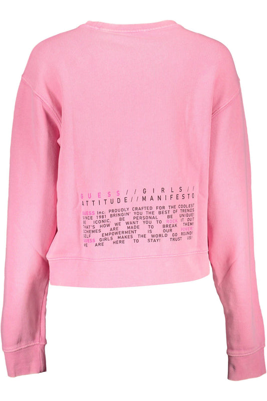 Pink Cotton Women Sweater