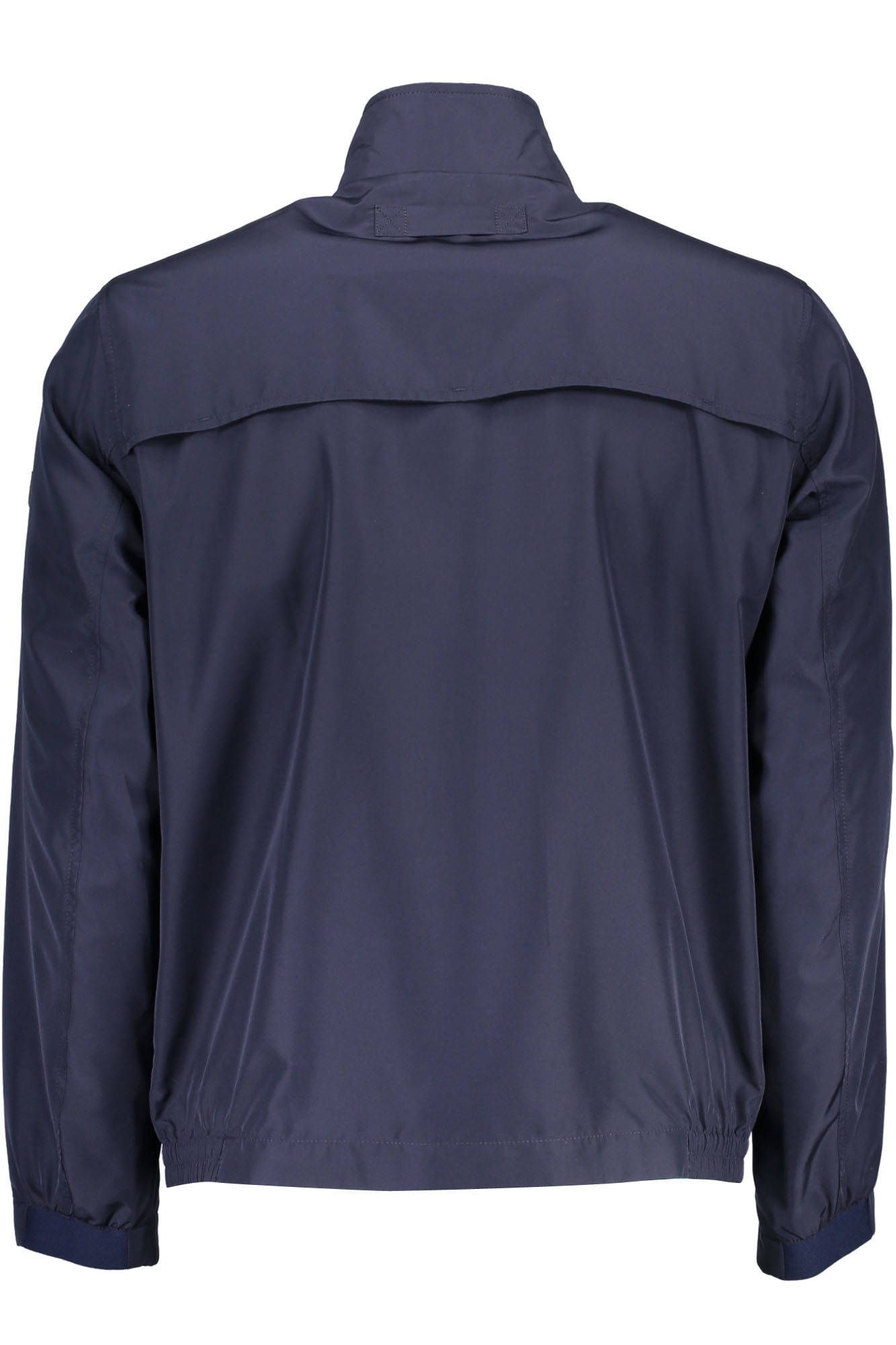 Blue Polyester Men's Jacket
