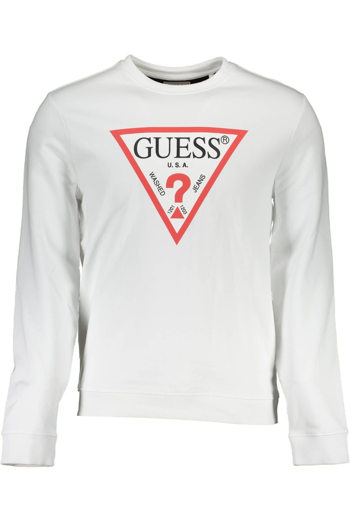 White Cotton Men Sweater