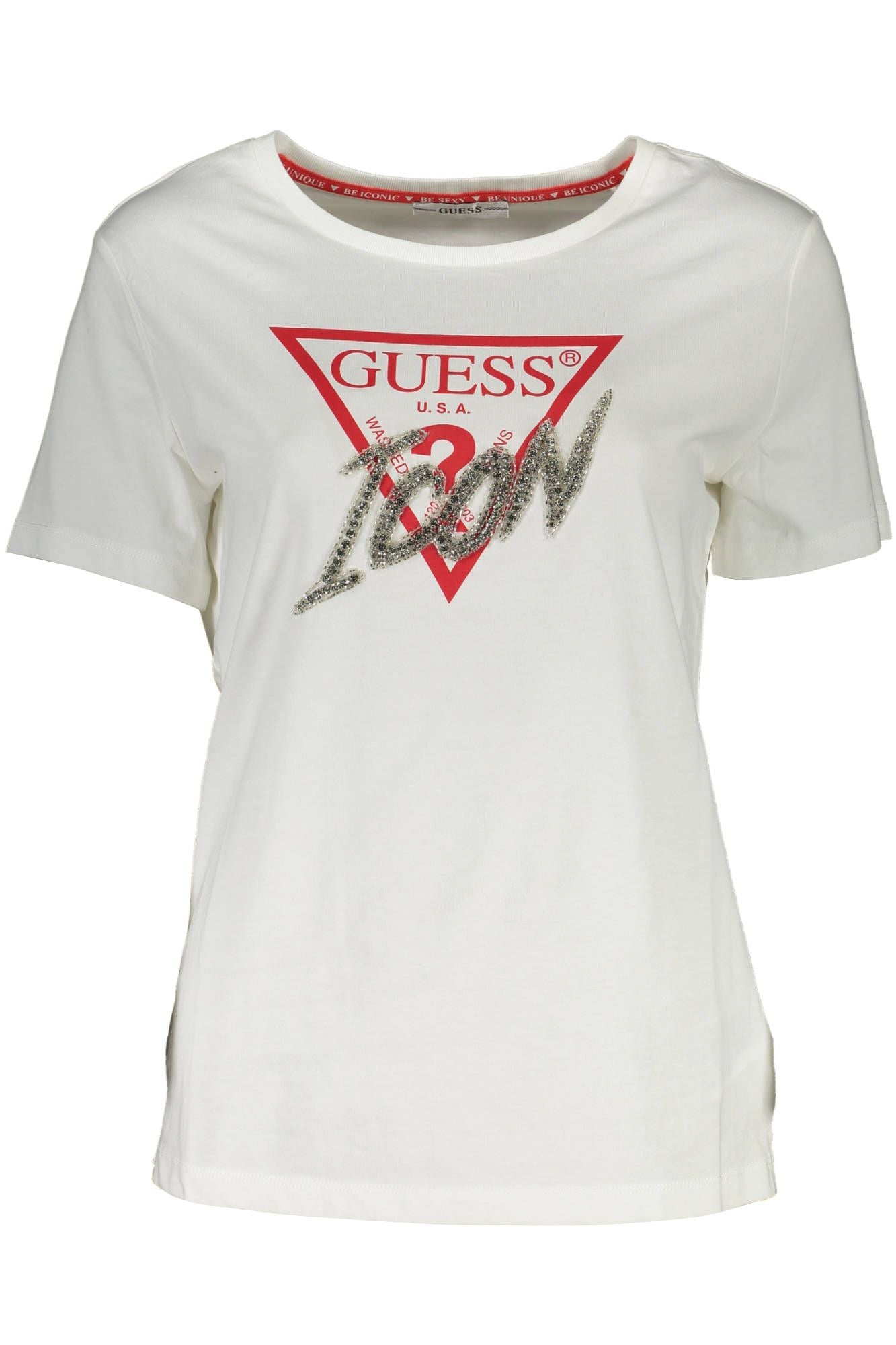 White Cotton Women T-Shirt