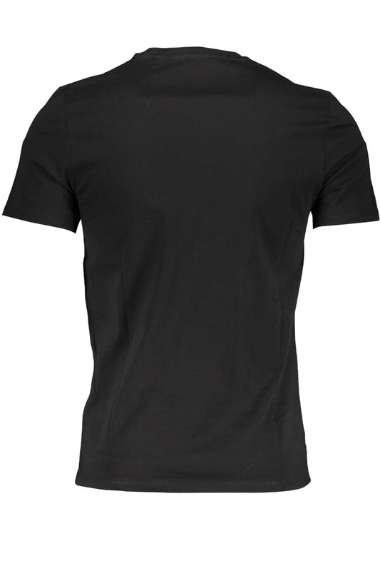 Black Cotton Men T-Shirt