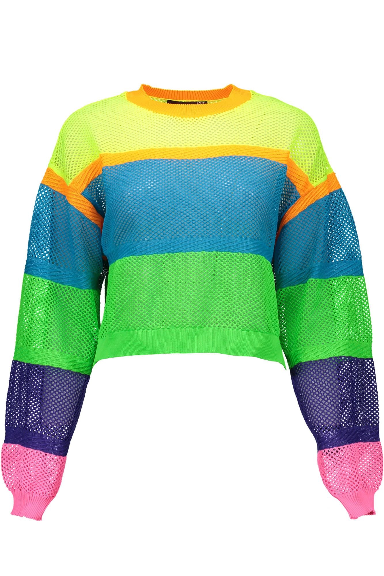 Multicolor Polyester Women Sweater