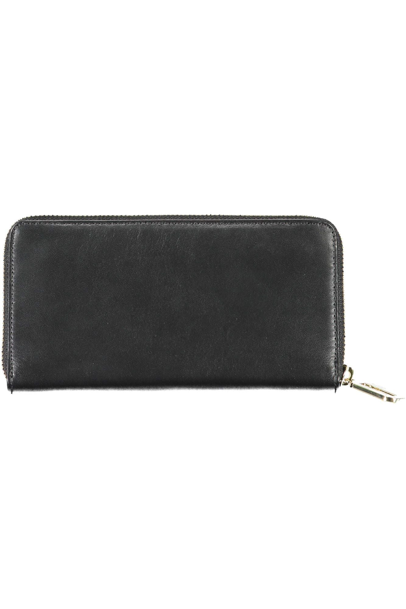 Black Leather Women Wallet