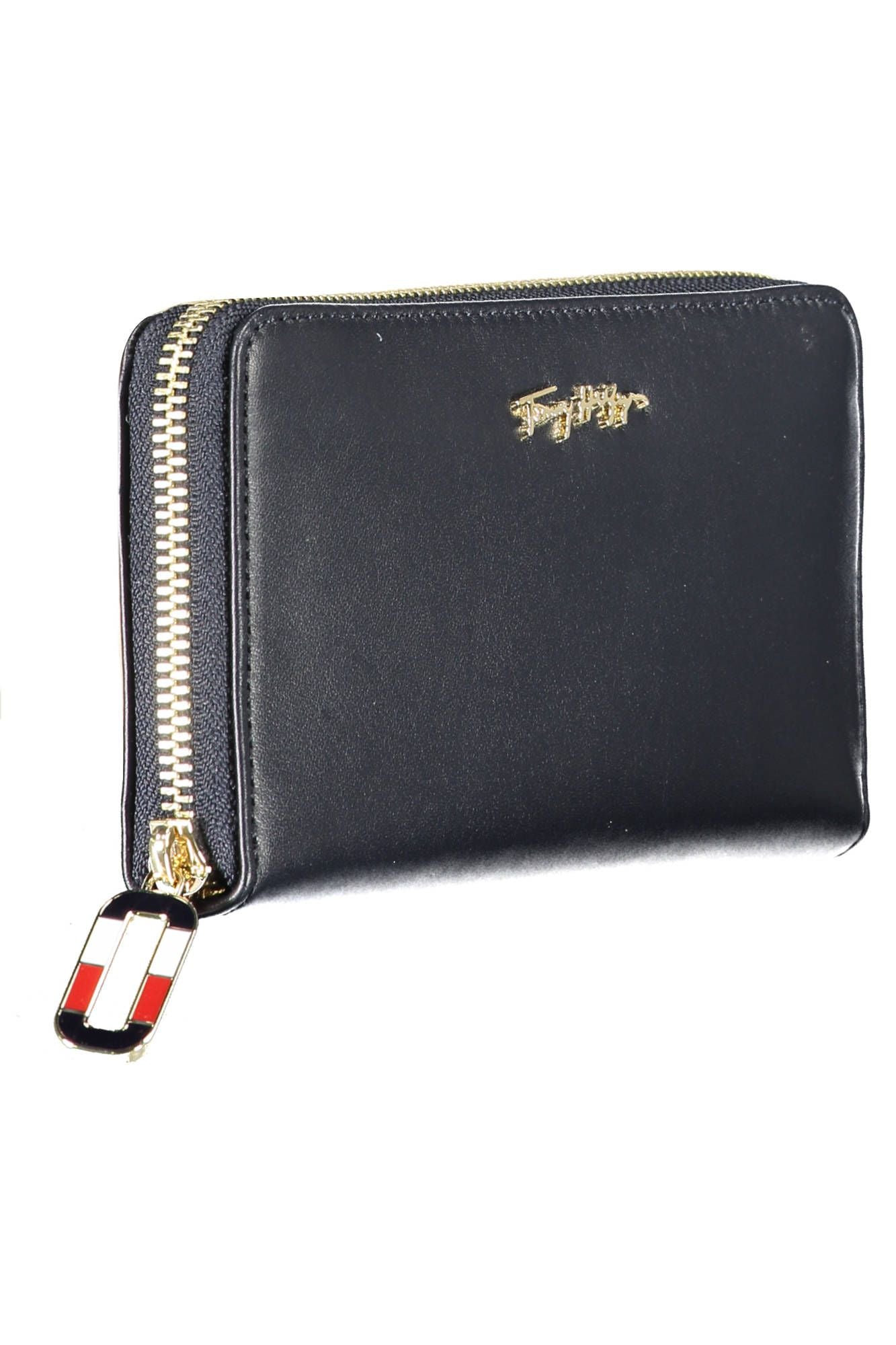 "Blue Leather Women Wallet with Multiple Compartments"