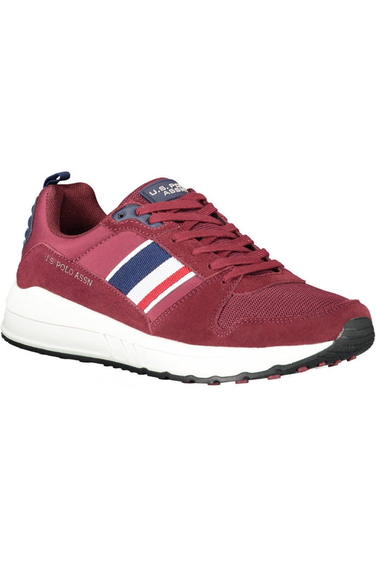 Red Nylon Men Sneaker