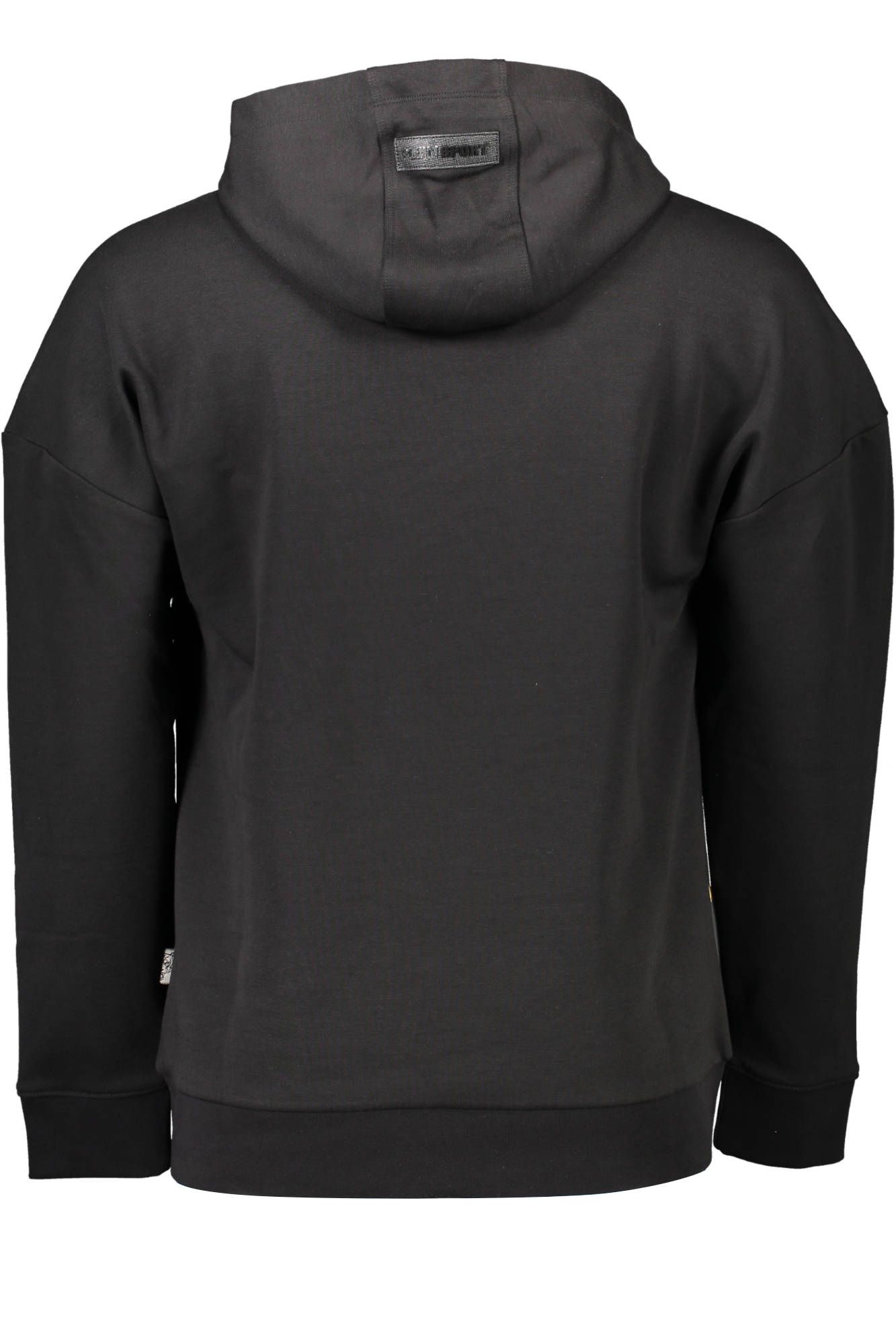 Black Cotton Men Sweater